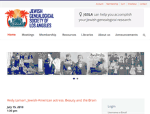Tablet Screenshot of jgsla.org
